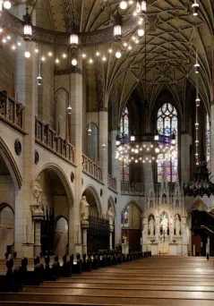Schlosskirche Wittenberg, Innenraum zum Chor