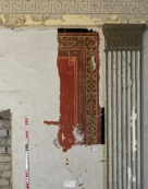 Entrée in einem Bernburger Stadtpalais mit Freilegung ursprünglicher Bemalung