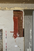 Entrée in einem Bernburger Stadtpalais mit Freilegung ursprünglicher Bemalung