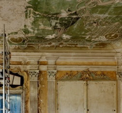 Schloss Schwarzburg Ahnensaal mit Stuck und Farbfassung