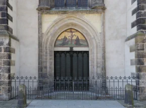 Schlosskirche Wittenberg, Thesentür