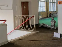 Kaufhaus Zeeck in Dessau, Obergeschoss mit Treppenlauf 